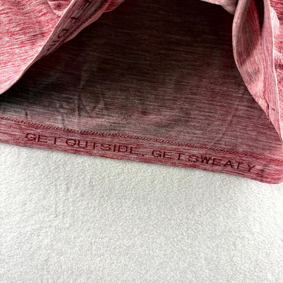 Lululemon Athletic Short Sleeve Tshirt Red Color Mens Size M - Picture 8 of 11